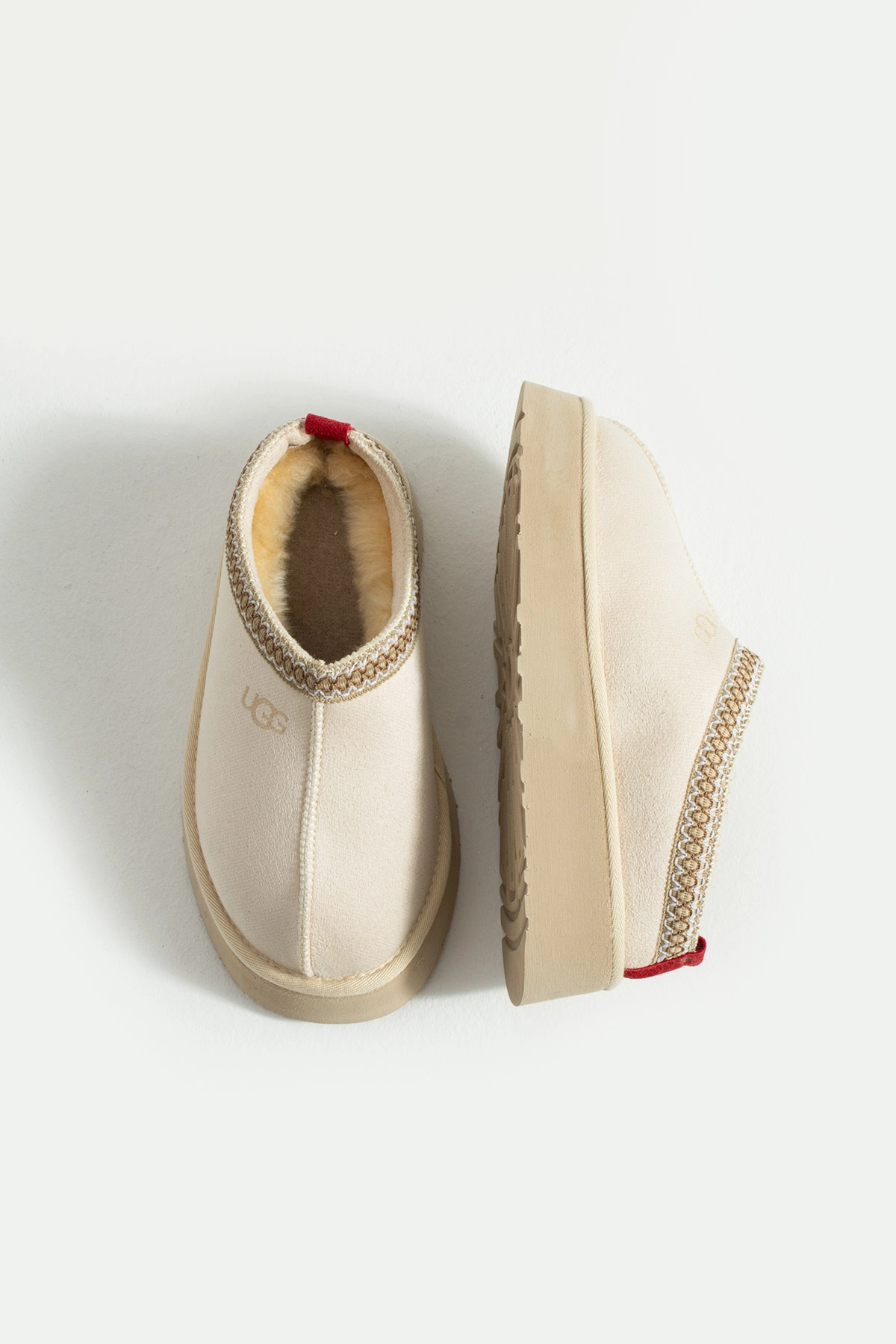 Kışlık Kadın Terlik Süet İçi Kürklü Kalın Taban UGTAZ2025