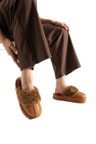 Taba Yıkanabilir İç Astar Peluşlu Yüksek Taban Eva Kışlık Kadın Terlik FT0101