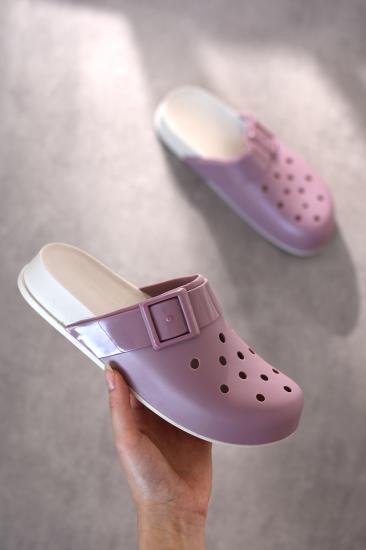 Düz Taban Toka Detay Yazlık Sabo Kadın Terlik FT9090