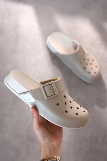 Düz Taban Toka Detay Yazlık Sabo Kadın Terlik FT9090