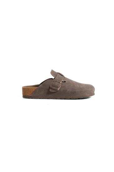 Friend&Trend Ayarlanabilir Tokalı Cilt Deri Anatomik Kadın Terlik  FT134